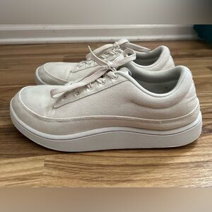 Allbirds Pacer Sneakers Natural White / Blizzard Sole Canvas women's Size 9